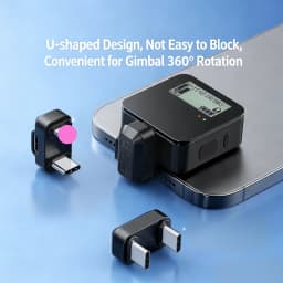 U-shaped OTG Multifunctional Adapter Suitable for Mobile Phone Clip Microphone Playback Charging OTG Adapter
