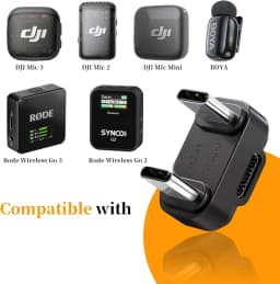 U-shaped OTG Multifunctional Adapter Suitable for Mobile Phone Clip Microphone Playback Charging OTG Adapter