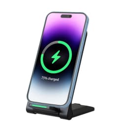 Wireless Charger Stand Pad Fast Charging Foldable For IPhone17/16/15/14 Samsung S21 S24 S8 Huawei Quick Charger