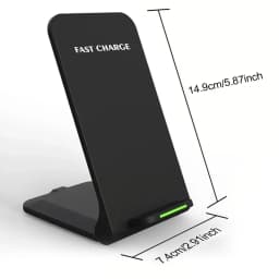 Wireless Charger Stand Pad Fast Charging Foldable For IPhone17/16/15/14 Samsung S21 S24 S8 Huawei Quick Charger