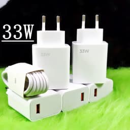 33w Charger For Xiaomi eu Turbo Charge type C cable For Xiaomi redmi note 9 pro POCO X3 nfc Mi 10 9 note 10 10X LITE