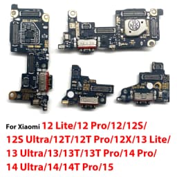 For Xiaomi Mi 12 Lite 12S 12T 12X 13 Ultra 13T 14 Pro 14T 15 15T USB Charge Port Jack Dock Connector Charging Board Flex Cable