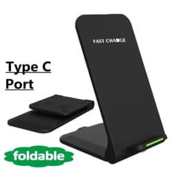 VIKEFON Wireless Charger Stand Pad For iPhone 17-12 Pro X XS Max XR 8 Samsung Xiaomi Induction Fast Charging Dock Station