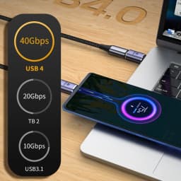 USB C Right Angle U-Shape Straight Angle Adapter Type C to Type C 40Gbps Fast Data Adapter Converter Charging Adapters