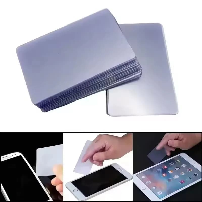 Plastic Card Phone Screen Opener Ultra Thin Flexible Pry Removal Tool Clear Repairing Cards for Mobile Tablet LCD Screen Repair