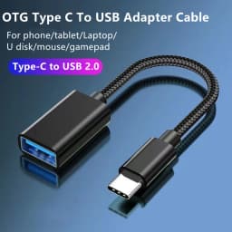OTG Type C Cable Adapter USB to Type C Adapter Connector for Xiaomi Samsung S20 Huawei OTG Data Cable Converter for MacBook Pro