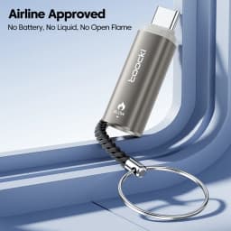 Toocki Portable Mini Type C Cigarette Lighter For Air Travel Outdoor No Flame Compactly Lighter Electric Easy Carrying Storage