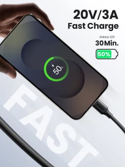UGREEN USB C to USB C Cable PD60W for iPhone 17 16 15 MacBook iPad Fast Charging Cable 20V 3A Type C Fast Charger PD Cable USB C