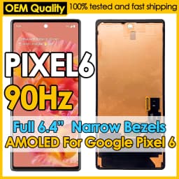 OEM 90Hz AMOLED For Google Pixel 6 Screen Replacement LCD Phone Mobile Display Touch Digitizer Assembly Repair Kit Wholesale