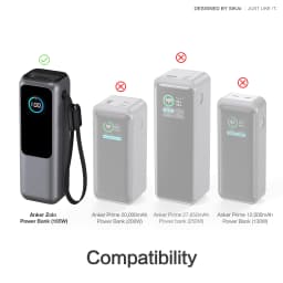 SIKAI Silicone Portable Charger Case for Anker zolo 2in1165W PowerBank Shockproof Cover(Case Only)