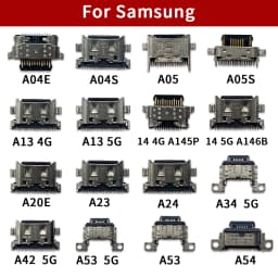 100 Pcs USB Charging Port Dock For Samsung A04E A04S A05 A05S A13 4G A13 5G A14 A145P A146B A20E A23 A24 A34 A42 A54 A53 5G