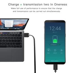 USB Type C Fast Charging Spring Cable For Samsung Xiaomi Huawei Type C Spring Cord Phone Charging Car Charging Sync