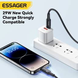 Essager USB C Cable For iPhone 14 13 12 11 Pro Max Xs 8 Plus iPad Macbook Wire 29W PD Fast Charging Type C To Lighting Data Cord