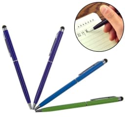 5pcs 2 In 1 Useful Design Tablet for Pad Smart Phone Touch Screen Stylus Pen+Ballpoint Pen Smartphone
