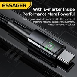 Essager 240W Super Fast Charge Type-C 66W Cable Quick Charge USB Cable 6A For iPhone 15 Pro Redmi K50 Macbook Xiaomi Samsung