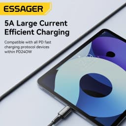Essager 240W Super Fast Charge Type-C 66W Cable Quick Charge USB Cable 6A For iPhone 15 Pro Redmi K50 Macbook Xiaomi Samsung