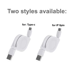 Portable Charging Data Sync Cable For iPhone 15 14 13 Plus Pro Max Charger Cable USB Type C Charger Cable For Samsung and More