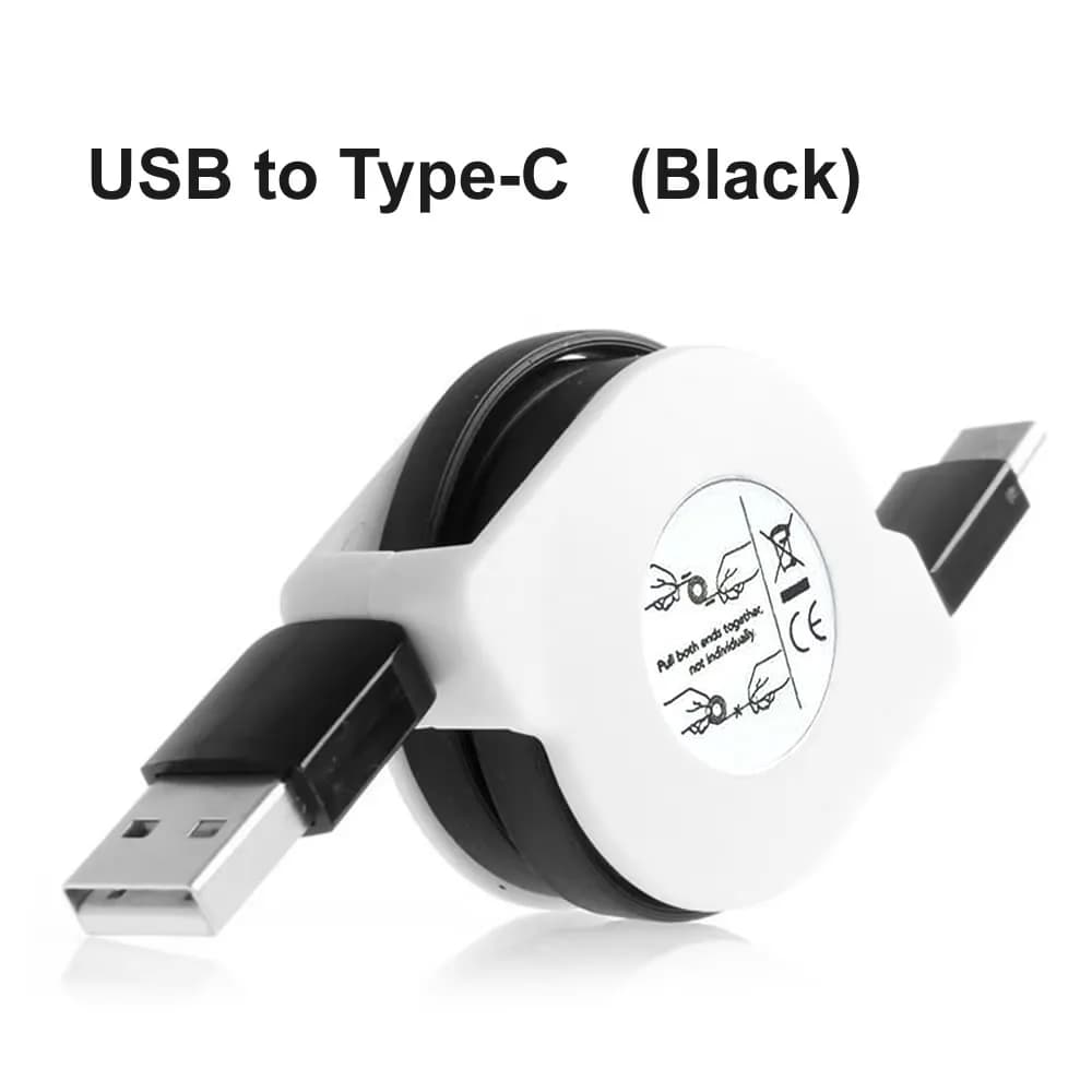 Portable Charging Data Sync Cable For iPhone 15 14 13 Plus Pro Max Charger Cable USB Type C Charger Cable For Samsung and More