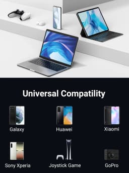 Ugreen USB C Cable for Samsung S9 S10 Plus Quick Charge 3.0 Right Angled USB Type C Fast Charger Data Cable for Game USB-C Wire