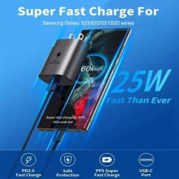 SAMSUNG 25W Charger 45W Adapter PD Type C Super Fast Charging Samsung Galaxy S26 S25 S24 S23 S22 Ultra A54 A34 Power Chargeur EU