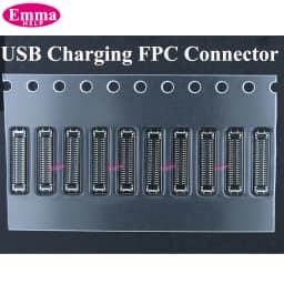 10pcs Charging Connector FPC For Samsung S25 S24 S23 S26 A15 A12 A72 A73 A05S A51 A71 A54 Motherboard FPC Connector 78Pin
