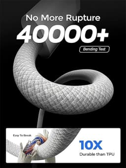 60W PD USB C Fast Charging Cable For iPhone 15 16 17 Pro Max 15 16 Plus Samsung Moto OPPO Xiaomi Redmi Dual Type C Braided Cable