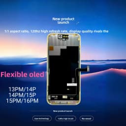 RJ Brand 100% Soft OLED Screen For iPhone 14Pro 15 16 Display True Tone With 3D Touch Screen For iPhone Replacement With Tools