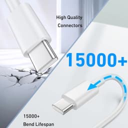 3PCS Type C to USB C data cable For iPhone 17 16 15 Fast Charging Suitable for Huawei Samsung Xiaomi Macbook Data Line