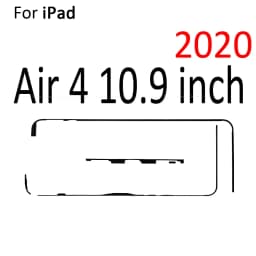2pcs For iPad 7 8 9 10 Air 2 3 4 5 6 5th 6th 7th 8th 9th 10th Pre-Cut Touch Screen Adhesive Tape Sticker Glus