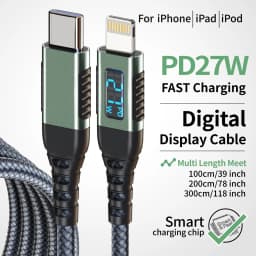 USB Cable For iPhone 14 13 12 11 Pro Max iPhone USB Cable Fast Charging For iPhone X XR 8 USB Type C to Lightning Cable