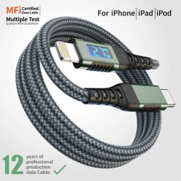 USB Cable For iPhone 14 13 12 11 Pro Max iPhone USB Cable Fast Charging For iPhone X XR 8 USB Type C to Lightning Cable