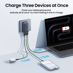 Vention GaN Charger 65W PD PPS Quick Charge Type C USB Charger Portable Travel Charger For Laptop iPhone 17 16 15 14 Fast Charge