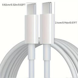 3Pack USB C to USB C Charging Cable 1M 2M 3M 60W Type C to Type C Fast Charger Cord for iPhone 15 16 15 16 Pro Max