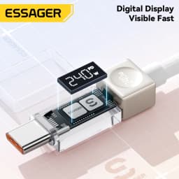 Essager 240W USB C Cable for iPhone 17 16 15 Plus Pro Max Macbook iPad Supercharge Fast Charger Type C Cable for xiaomi Samsung