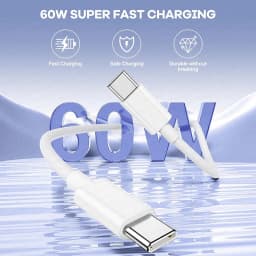 For Apple Original PD 60W Fast Charging Charger Cable For iPhone 17 16 15 14 13 12 11 Pro Max USB Type C Lightnings Charge Cable