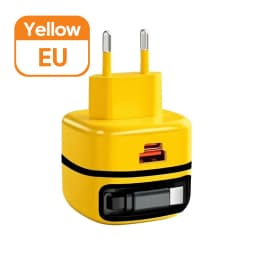 Elough 65W USB Type C Phone Charger Universal Travel Adapter Retractable Fast Charging USB C Cable For iPhone 16 Samsung Laptop