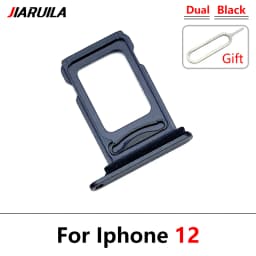 NEW Dual Card For iPhone 12 Pro Max 12 mini SIM Card chip slot drawer Card Tray Holder Adapter With Pin For 12 Pro
