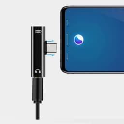 2 IN1 Type C To 3.5mm Jack Earphone Charging Cable Audio Converter OTG Adapter for Xiaomi Huawei Tablet