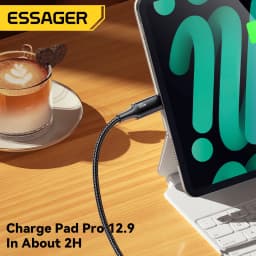 Essager PD 100W Type C to C Cable USB Type-C 5A Fast Charging Mobile Phone Cable For MacBook iPad Oneplus Xiaomi iPhone 15 Cable
