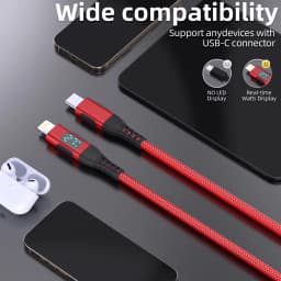 LAIHONEN USB C to Lightning 10 feet about 3 meters stepsynchronizer equipped with LED display MFi Certified for iPhone14 Pro Max