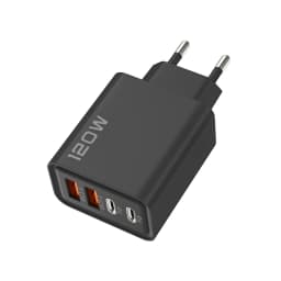 120W Fast Charger 4 Port USB Type C Charging Fast Charger Power Adapter For iPhone 14/13/12 Series Samsung Galaxy Huawei Charge