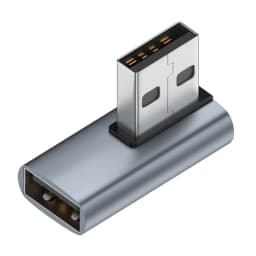 NNBILI 90 Degree Right Angle USB 3.0 Extension Adapter Upward Elbow USB Connector For PC Male to Female Extension Plug Converter