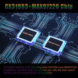 DAC USB C to 3.5mm Jack Audio Aux Adapter Type C Headphone Amplifier HiFi Earphone Converter CX31993 MAX97220 Digital Decoding