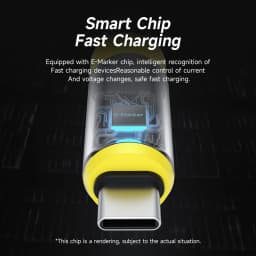 Hagibis USB C to USB C Cable with LED Display Type C Fast Charger Cable PD 240W Charging Cord for iPhone 17 Macbook iPad Pixel