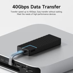 Hagibis Short USB C Cable 40Gbps USB4 Cable PD 240W Fast Charging for SSD iPhone 16 Power Bank USB DAC & AMP Headphone Amplifier
