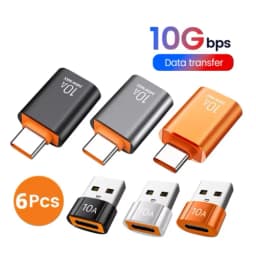 USB3.0 Type-C Data Adapter Type C 10A USB C Male To USB Female Converter For Macbook Xiaomi Samsung Fast OTG Connector 