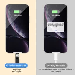PD 20W USB C Cable for iPhone 14 Pro Max Soft FPC 3A Fast Charging USB C Cabel for iPhone 13 Mini Pro Max Data USB Type C Cable