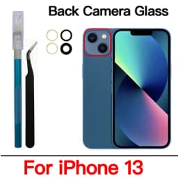 Back Camera Glass For iPhone 11 12 13 14 15 Plus MIni Pro Max Rear Camera Lens With Adhesive And Remove Tools Replacement