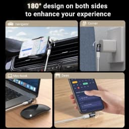 16-Pin USB C to Type C Magnetic OTG Adapter PD240W USB C Fast Charging Data Converter for iPhone 15 MacBook Pro Samsung Xiaomi