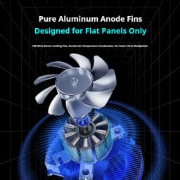 New 45W Semiconductor Tablet Cooler Large Area Powerful Cooling Magnetic RGB Phone Cooler for Pad/Gaming Phones with Lights